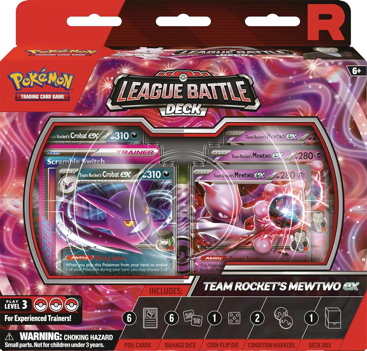 Pokémon TCG: Team Rocket’s Mewtwo ex League Battle Deck - Image 2