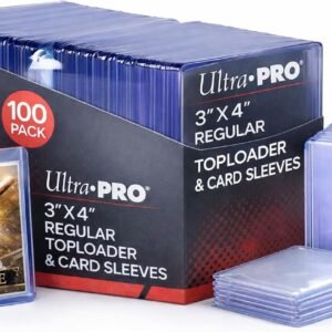 Ultra PRO - Clear Regular Toploaders and Soft Sleeves Bundle (100ct)