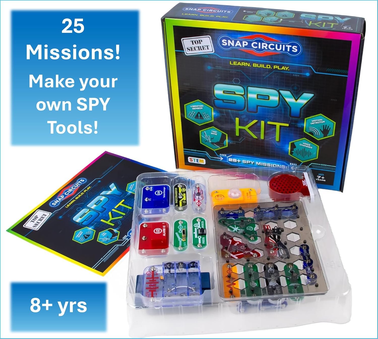Snap Circuits Spy Kit | 25+ Activities | STEM Educational Toy for Kids 7 + - Image 2