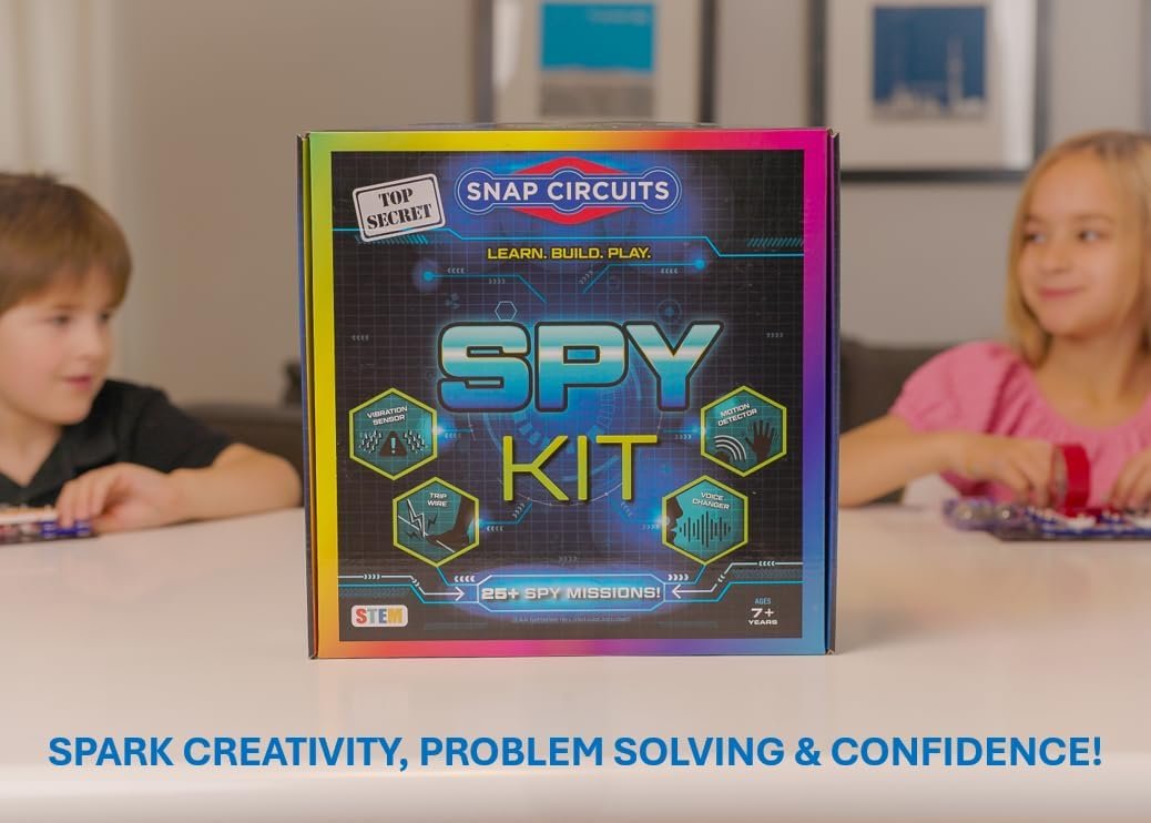 Snap Circuits Spy Kit | 25+ Activities | STEM Educational Toy for Kids 7 + - Image 3